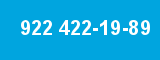922 422-19-89 922 422-19-89